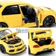 Машинка Mitsubishi Lancer Evolution 9 игрушка моделька металлическая коллекционная 15 см Желтый (9227668) - изображение 5