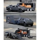 Коллекционная моделька Tesla Cybertruck с прицепом трейлером металлическая машинка игрушка с подсветкой и звуковыми эффектами Черный (6825023) - изображение 8