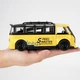 Машинка микроавтобус Volkswagen Transporter T1 игрушка моделька металлическая коллекционная 15 см Желтый (2965286) - изображение 6