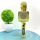 Микрофон беспроводной караоке bluetooth USB аккумулятор TF слот 25см Золотистый (L20) - изображение 1