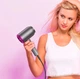 Фен для волос с горячим и холодным воздухом 1600W Hoco HP13 Hot and cold air hair driver Rose-Red |2 температурные режимы| Розовый/Серый - изображение 3