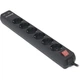 Сетевой фильтр питания REAL-EL REAL-EL RS-6 PROTECT USB, 5m, black (EL122300018) - изображение 5