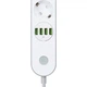 Сетевой фильтр питания ColorWay CW-CHE44W, 4 розетки/4USB White 2M (CW-CHE44W) - изображение 8