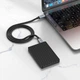 Кабель Hoco USB4 HD high speed data cable US05 |1m, 100W/5A, 8k| Black - зображення 9