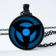 Кулон подвеска Наруто Sharingan Shippuuden синий знак цветок жизни Аниме амулет талисман Naruto - изображение 1