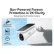 Камера відеоспостереження Baseus Security S1 Outdoor Camera 2k |145°, 8Gb eMMC, Night vision 400lm| Колір white - изображение 7