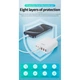 Адаптер сетевой XO GaN Desktop Fast Charger with 1.5M Power Cord L133 |3USB/3Type-C, 75W/3A, PD/QC| White - изображение 7