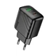 Мережевий зарядний пристрій HOCO CS25A Rico charger 20W Black - изображение 1