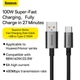 Кабель Baseus Superior Series Fast Charging Data Cable USB To Type-C |100W/6A, 1m| Black - изображение 11
