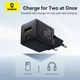 Адаптер сетевой BASEUS C to C cable Palm Fast Charger set |1USB/1Type-C, 20W/3A, PD/QC| - изображение 7