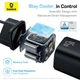 Сетевое зарядное устройство Baseus PicoGo Fast Charger 1C 45W EU GaN6 Pro Type-C с быстрой зарядкой PD3.0 PPS QC3.0 для iPhone для Samsung S24 Ultra для iPad для MacBook айфон 15 16 17 быстрая зарядка 45 Вт - изображение 6