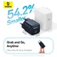 Сетевое зарядное устройство Baseus PicoGo Fast Charger 1C 45W EU GaN6 Pro Type-C с быстрой зарядкой PD3.0 PPS QC3.0 для iPhone для Samsung S24 Ultra для iPad для MacBook айфон 15 16 17 быстрая зарядка 45 Вт - изображение 5