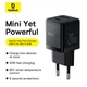 Адаптер сетевой BASEUS C to C cable Palm Fast Charger set |1USB/1Type-C, 20W/3A, PD/QC| - изображение 8