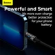 Кабель Baseus Type-C to Lightning Explorer Series Auto Power-Off Fast Charging Data Cable |1m, 20W| black - зображення 8