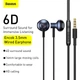 Навушники BASEUS Encok 3.5 mm Wired Earphone H19 (NGH19-03) Black - зображення 5