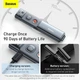 Умная указка Baseus Orange Dot Wireless Presenter (Red Laser) |100m, USB/Type-C Receiver| Grey - изображение 13