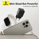 Адаптер сетевой BASEUS C to C cable Palm Fast Charger set |1Type-C, 30W/3A, PD/QC| - изображение 8
