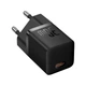 Адаптер мережевий Baseus GaN5 Fast Charger (mini) |1Type-C, 30W/3A, PD/QC| (With C to C 100W 1m cable) Black - изображение 12