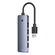 Hub адаптер Baseus UltraJoy Series 4-Port Hub Lite |USB-A to USB3.0*4, 5Gbps,15cm| - зображення 1
