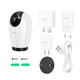Камера відеоспостереження Hoco Indoor PTZ HD camera D6 |3MP, FHD, Google Assistant, Infrared| White - зображення 6