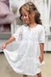 Платье Escabel Kids 98 см Белый (2125000843247) - изображение 3
