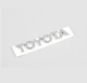 Емблема напис Toyota Хром 115х20 мм Пластикна скотче (Завод) - зображення 3