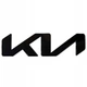 Емблема-напис Kia NEW Black Gloss 210x49 мм металева на скотчі (заводська) - зображення 1