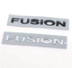 Емблема напис FUSION Хром для Ford на скотчі - изображение 3