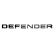Емблема напис задня Defender для Land Rover (Чорна) 207х16 мм (на скотчі) LR130736 - изображение 2