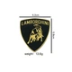 Емблема Lamborghini 59×52мм Чорна+Золото метал (на скотчі) - изображение 2