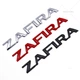Емблема напис ZAFIRA Зафіра 145х18 мм Чорна (Завод) - изображение 3