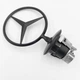 Емблема приціл на капот Mercedes-Benz Чорна Мат w124 (Рестайл) w210 w202 w203 w204 w221 w211 w212 w222 (OEM a2218800086) - изображение 3