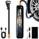 Автомобільний компресор Бездротовий Force PLUS Повербанк 12V 6000 mAh 10Атм 4-режиму LED USB 5V-2.4A (EL100 015) - изображение 1