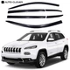Дефлектори вікон для Jeep Cherokee KL 2013- 6 шт (Auto Clover) - изображение 1