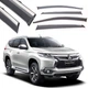 Дефлектори вікон вітровики Benke для Mitsubishi Pajero Sport / Montero 2016- Молдинг Нержавіюча сталь 3D (BMTPS1623-W/S) - изображение 1