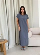 Сукня жіноча вільного крою ART KNIT графіт Маргарет, L 037207 - зображення 1