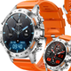 Чоловічі смарт годинники UWatch Canmixs водонепроникні протиударні з круглим циферблатом Помаранчевий - зображення 1