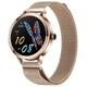 Женские смарт-часы UWatch с защитой от воды для айфона круглый розовый браслет - изображение 1