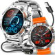 Смарт годинник чоловічий UWatch Canmixs водонепроникний протиударний з круглим циферблатом Сріблястий - зображення 4