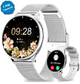 Смарт годинник жіночий UWatch Smart Melisia сталевий з двома ремінцями Сірі - зображення 1