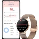 Жіночий смарт-годинник UWatch круглі браслет Рожеве золото - зображення 3
