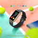 Смарт годинник UWatch прямокутні з двома ремінцями для Android та IOS Чорний - зображення 2