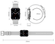 Женские умные часы UWatch для Android и IOS с функцией разговора и ответа на звонок водонепроницаемые Чёрный - изображение 2