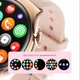 Жіночі смарт-часи UWatch з функцією дзвінка круглі Золоті - зображення 8