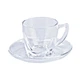 Чайний сервіз скляний на 6 персон Clear TS Kitchen HP572 Прозорий - зображення 2