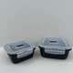 Набор квадратных контейнеров 760 мл и 1220 мл Luminarc Pure Box Active Black V1474/1475 - изображение 5