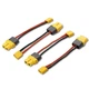 Кабель живлення з роз'ємом Amass XT60H-F (мама) на XT30U-M (тато) із проводом 16AWG 10 см - зображення 3