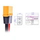 Кабель живлення з роз'ємом Amass XT60H-M (тато) із проводом 12AWG - изображение 3