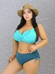 Купальник раздельный Sisianna 5181016 мятный 50 (2XL) полнота груди 4D ;бедра 107-110 см - изображение 4