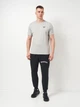 Футболка хлопковая спортивная длинная мужская Reebok 4M Mitra 100064838 L Серая (4065431333741) - изображение 3